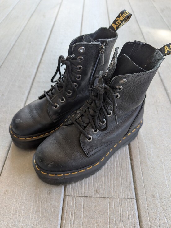 Dr. Martens Shoes - Dr. Martens Jadon Style Platform Boots